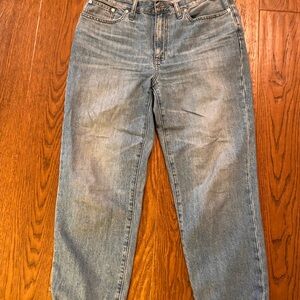 Madewell Light Blue‎ Denim slouchy boyfriend Jeans